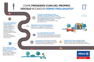 Come prendersi cura del proprio veicolo in caso di fermo prolungato? | Allianz Global Assistance